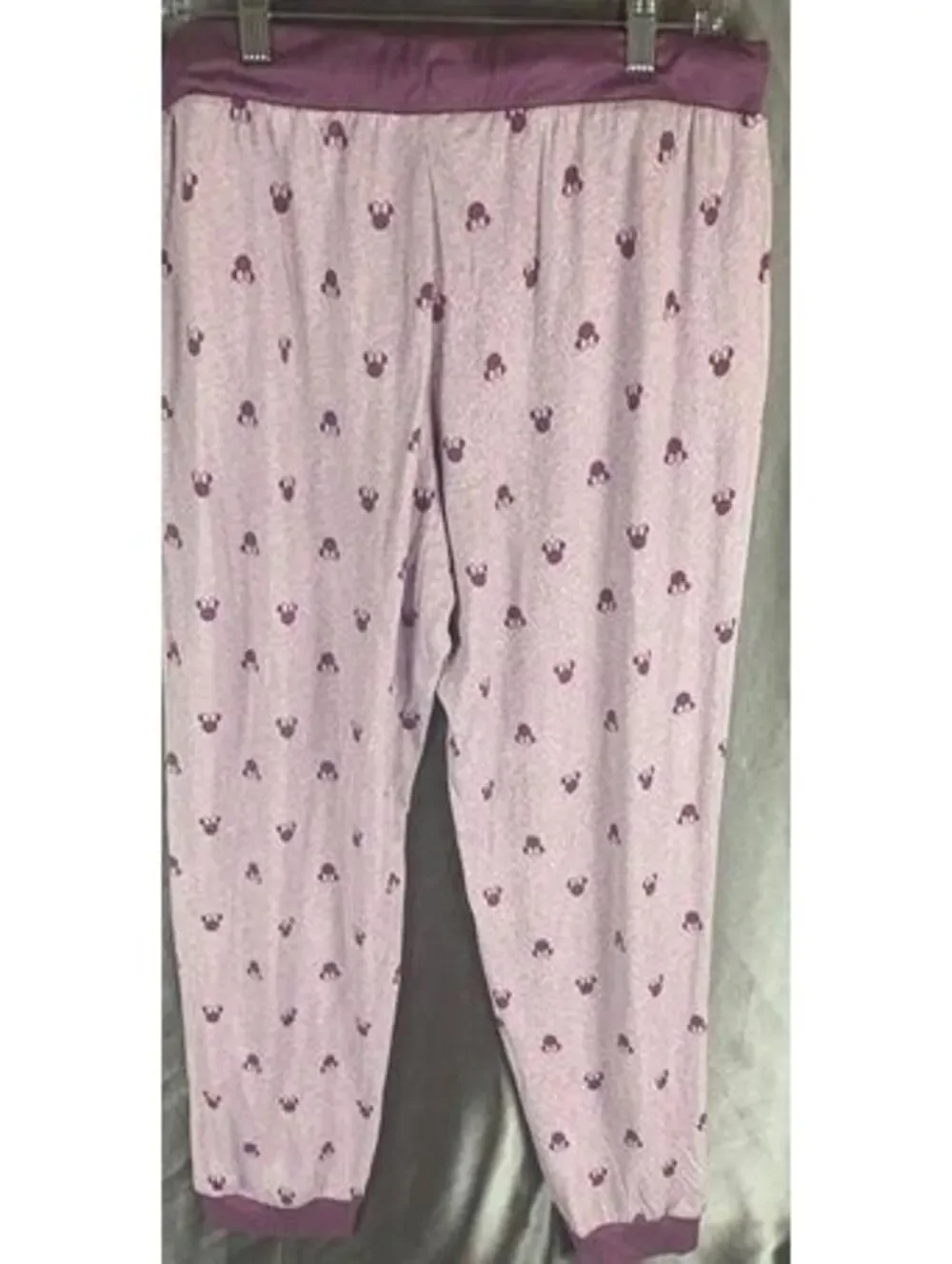Disney Mickey Mouse Women's Pink Pajama Pants Size Large  Sleepwear Drawstring - Picture 5 of 6